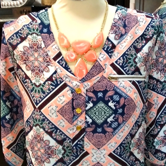 Justify women's shirt top medium - Picture 6 of 7